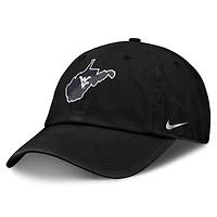 Men's Nike Black West Virginia Mountaineers Built on Bravery Club Adjustable Hat