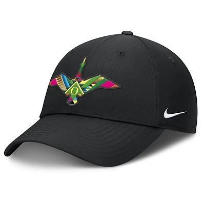 Men's Nike Black Oregon Ducks Be Oregon Club Dri-FIT Adjustable Hat