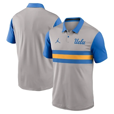 Men's Jordan Brand Gray/Blue UCLA Bruins Vapor Performance Polo