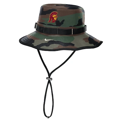 Men's Nike Camo USC Trojans 2025 Military Appreciation Boonie Dri-FIT Bucket Hat