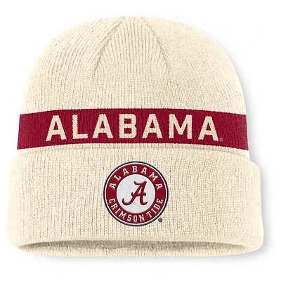 Men's Nike Natural Alabama Crimson Tide Peak Primetime Utility Cuffed Knit Hat