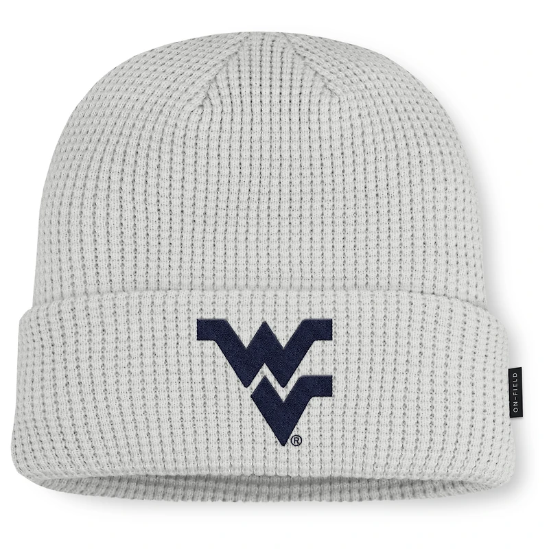 Men Nike Gray West Virginia Mountaineers 2025 On-Field Utility Cuffed Knit Hat