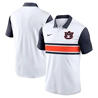 Men's Nike White/Navy Auburn Tigers Primetime Campus Pattern Vapor Performance Polo