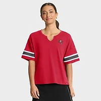 Women's Fanatics Red Tampa Bay Buccaneers Redzone Curl Route T-Shirt