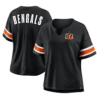 Women's Fanatics Black Cincinnati Bengals Redzone Curl Route T-Shirt