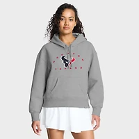 Women's Fanatics Heather Gray Houston Texans Eligible Receiver Legacy Pullover Hoodie