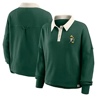 Women's Fanatics Green Bay Packers Oversized Hometown Premium Thermal Long Sleeve Shirt