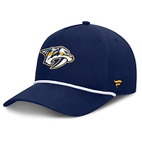 Men's Fanatics Navy Nashville Predators Authentic Pro Rink Roper A-Frame Adjustable Hat