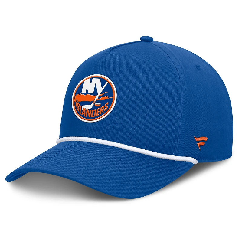 Men's Fanatics Royal New York Islanders Authentic Pro Rink Roper A-Frame Adjustable Hat