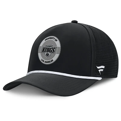 Men's Fanatics Black Los Angeles Kings Authentic Pro Rink Adjustable Hat