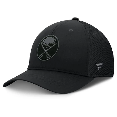 Men's Fanatics Black Buffalo Sabres Authentic Pro Road Flex Hat