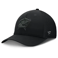 Men's Fanatics Black Columbus Blue Jackets Authentic Pro Road Flex Hat