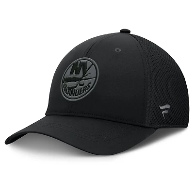 Men's Fanatics Black New York Islanders Authentic Pro Road Flex Hat