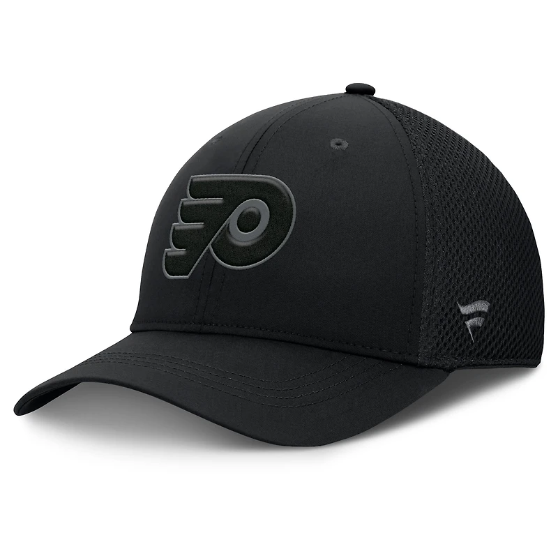 Men's Fanatics Black Philadelphia Flyers Authentic Pro Road Flex Hat