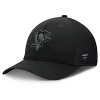 Men's Fanatics Black Pittsburgh Penguins Authentic Pro Road Flex Hat