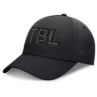 Men's Fanatics Black Tampa Bay Lightning Authentic Pro Road Team Code Flex Hat