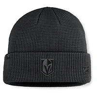 Men's Fanatics Black Vegas Golden Knights Authentic Pro Road Cuffed Knit Hat