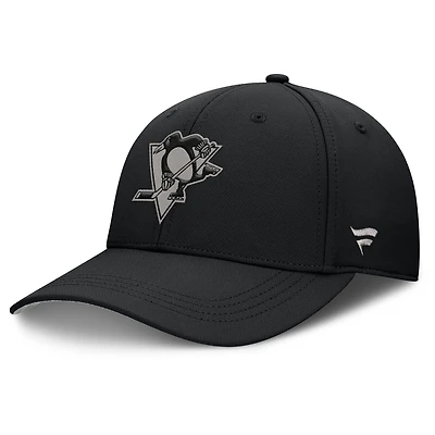 Men's Fanatics Black Pittsburgh Penguins Homage Adjustable Hat