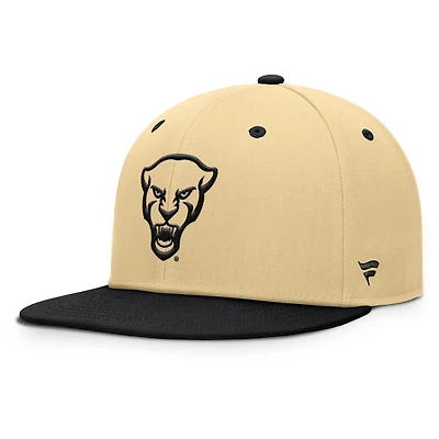 Men's Fanatics Khaki/Black Pitt Panthers Balance Fitted Hat