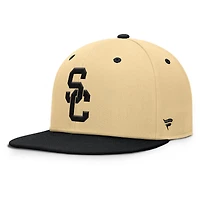 Men's Fanatics Khaki/Black USC Trojans Balance Fitted Hat