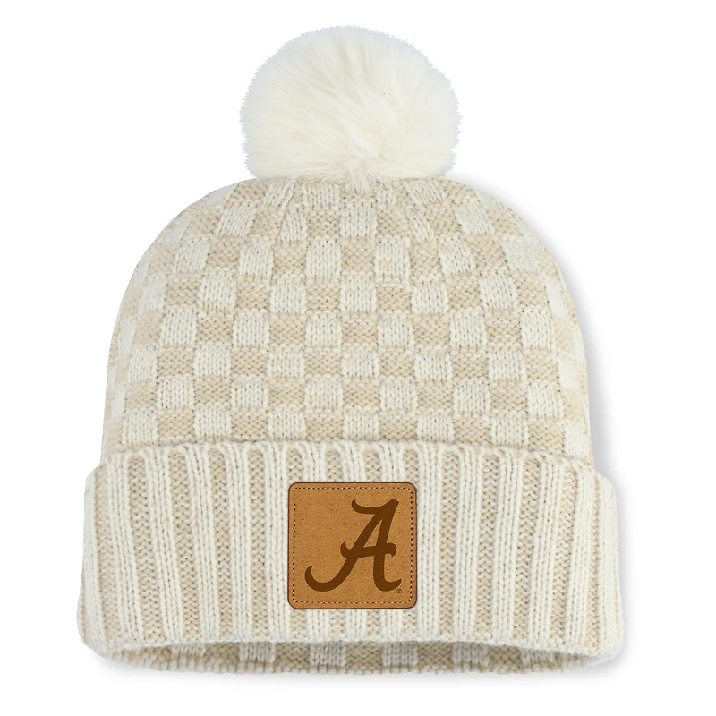 Fanatics Natural Alabama Crimson Tide Blaze Pom Knit Hat
