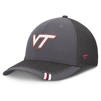 Men's Fanatics Gray Virginia Tech Hokies Clincher Flex Hat