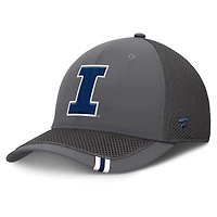 Men's Fanatics Gray Illinois Fighting Illini Clincher Flex Hat