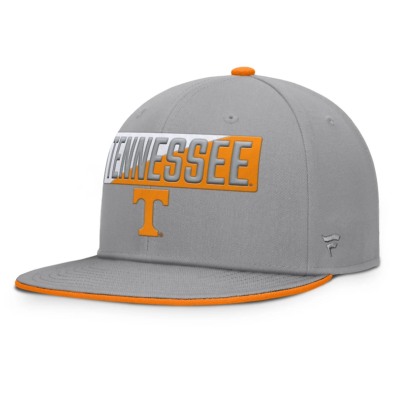Men's Fanatics Gray Tennessee Volunteers Duo Snapback Hat