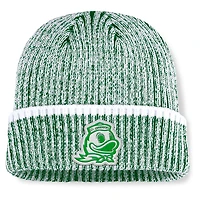 Men's Fanatics  Green/White Oregon Ducks Haze Cuffed Knit Hat