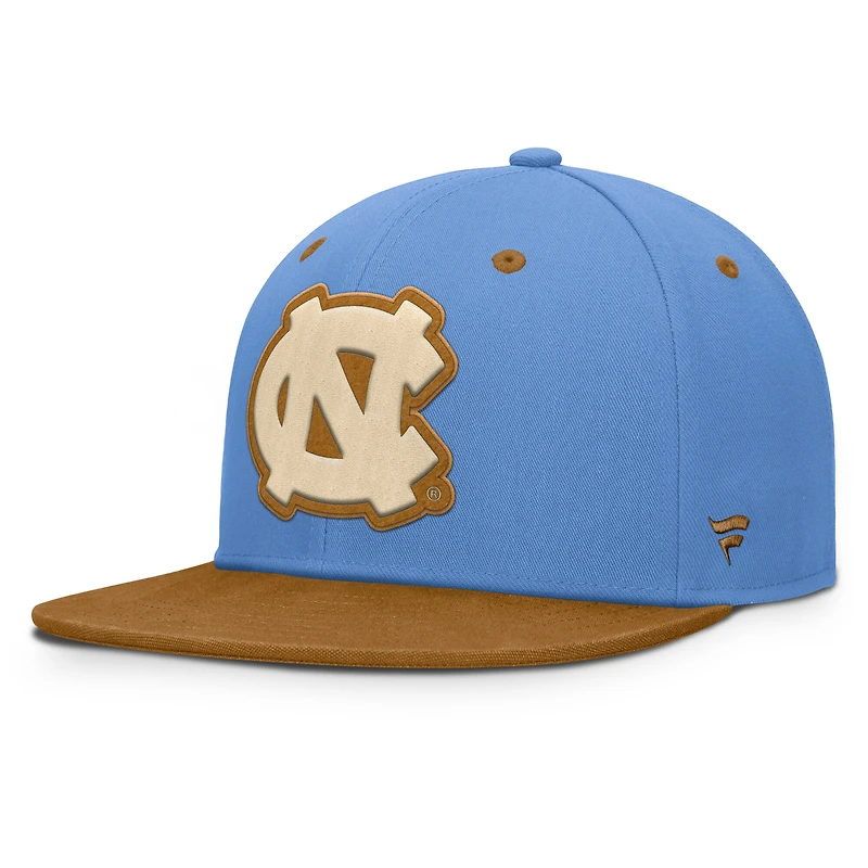 Men's Fanatics Carolina Blue/Brown North Tar Heels NoBo Fitted Hat