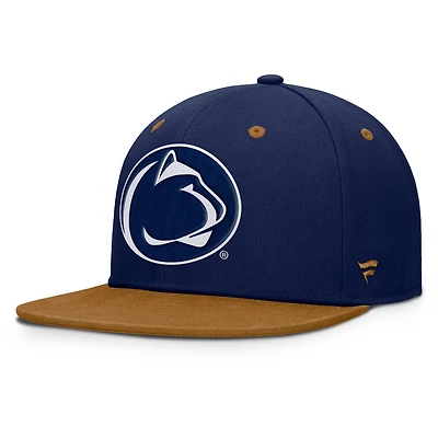 Men's Fanatics Navy/Brown Penn State Nittany Lions NoBo Fitted Hat