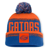 Men's Fanatics Royal/Orange Florida Gators Thrive Cuffed Knit Hat with Pom