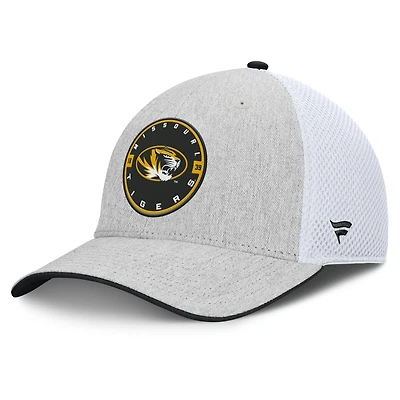 Men's Fanatics  Heather Gray Missouri Tigers Trigger Flex Hat