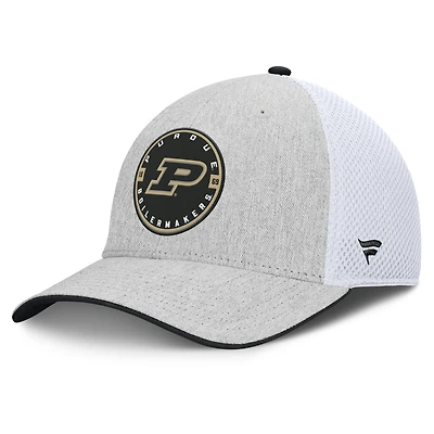 Men's Fanatics  Heather Gray Purdue Boilermakers Trigger Flex Hat