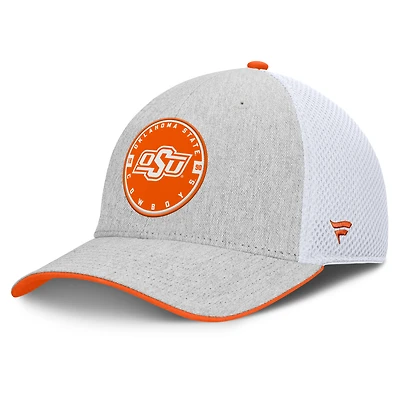Men's Fanatics  Heather Gray Oklahoma State Cowboys Trigger Flex Hat