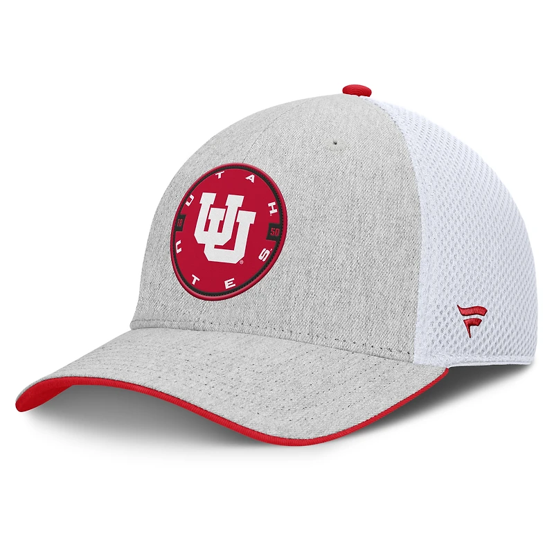 Men's Fanatics Heather Gray Utah Utes Trigger Flex Hat