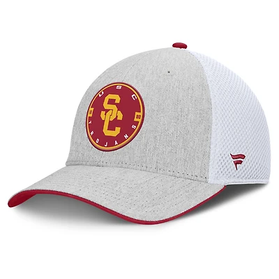 Men's Fanatics  Heather Gray USC Trojans Trigger Flex Hat
