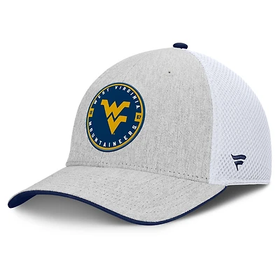 Men's Fanatics  Heather Gray West Virginia Mountaineers Trigger Flex Hat
