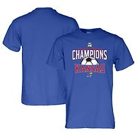 Unisex Blue 84 Royal Kansas Jayhawks 2024 Big 12 Women's Soccer Tournament Champions T-Shirt