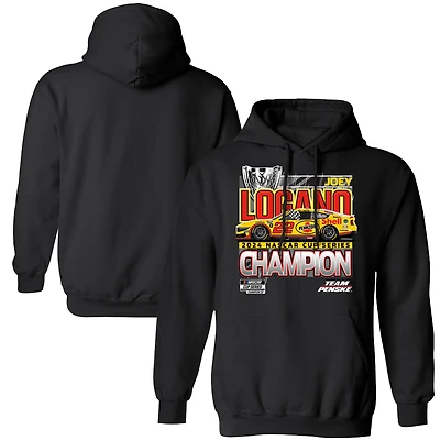 Men's Team Penske Black Joey Logano 2024 NASCAR Cup Series Champion Pullover Hoodie