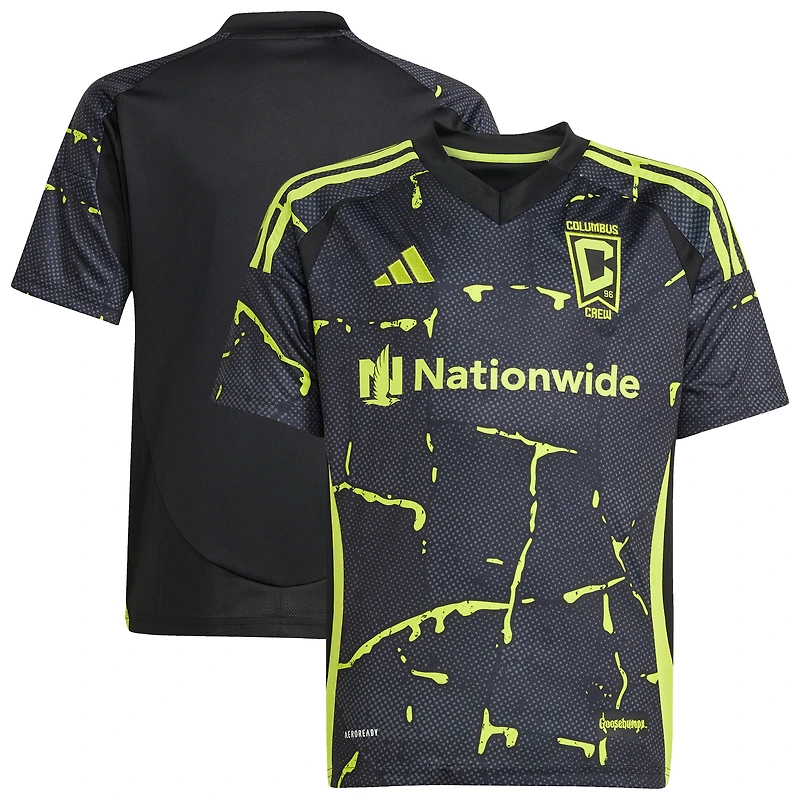 Youth adidas Black Columbus Crew 2025 The Goosebumps Replica Jersey