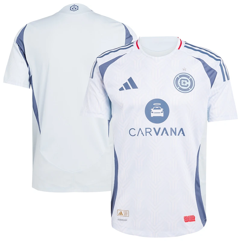 Men's adidas Light Blue Chicago Fire 2025 The Municipal Kit  Authentic Jersey