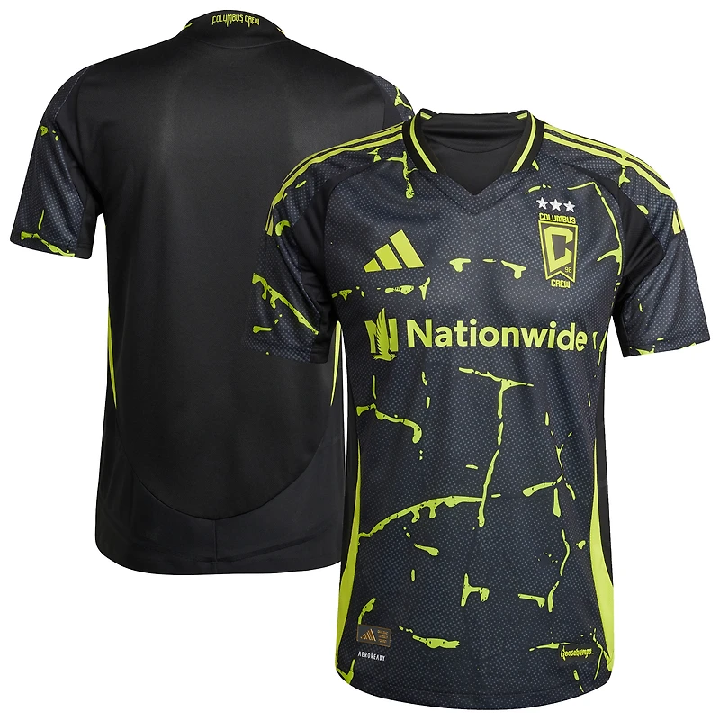 Men's adidas Black Columbus Crew 2025 The Goosebumps  Authentic Jersey