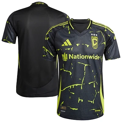 Men's adidas Black Columbus Crew 2025 The Goosebumps  Authentic Jersey