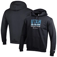 Men's Champion  Black Utah Mammoth Powerblend Pullover Hoodie