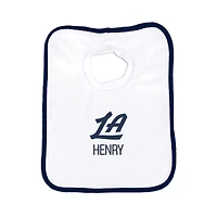 Infant Chad & Jake White LA Clippers Personalized Pullover Bib