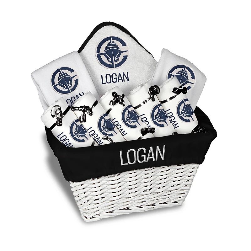 Infant Chad & Jake LA Clippers Team Logo Personalized Large Gift Basket