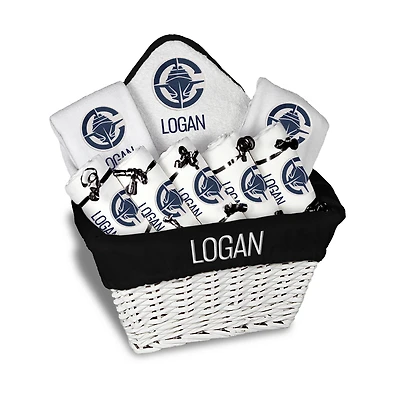Infant Chad & Jake LA Clippers Team Logo Personalized Large Gift Basket