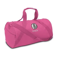 Youth Chad & Jake Pink Brooklyn Nets Personalized Duffel Bag