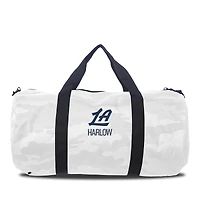 Youth Chad & Jake White LA Clippers Personalized Duffel Bag